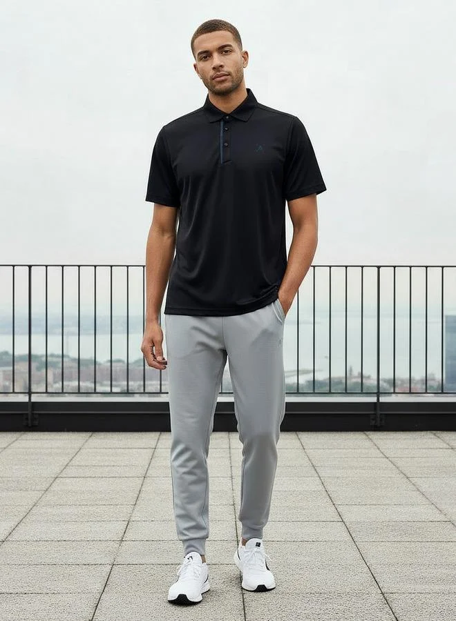 آكتف تي شيرت بولو رجالي مطاطي للأداء